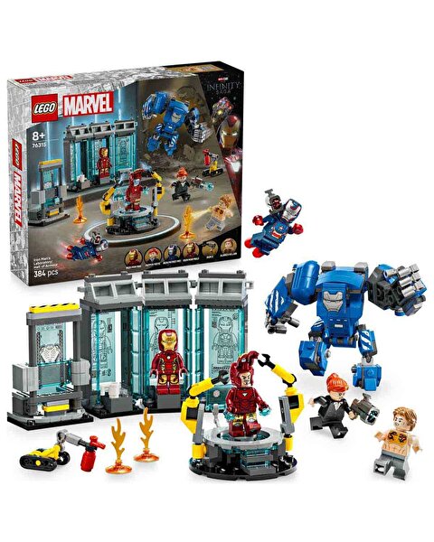 LEGO Marvel Iron Man’in Laboratuvarı: Zırh Salonu 76315