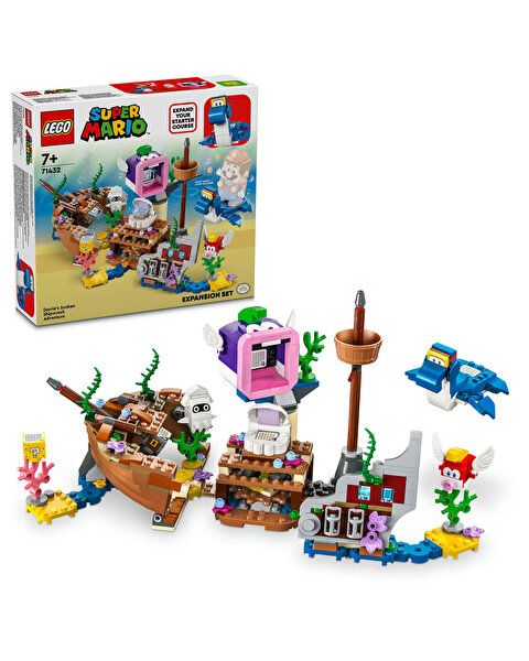 LEGO Super Mario Dorrie’nin Batık Gemi Macerası Ek Macera Seti 71432